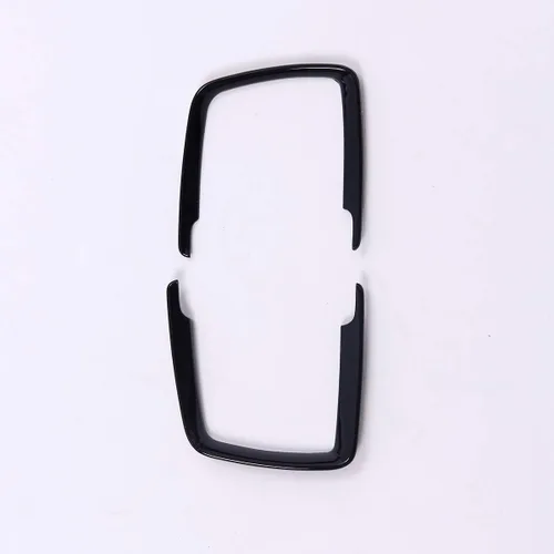 Vista 4 de YIWANG - Interruptor de faro de ABS cromado con lentejuelas decorativas para BMW 1 2 3 4 Series 2012-2019, X5 F15 X6 F16 2014-2019, Negro satinado