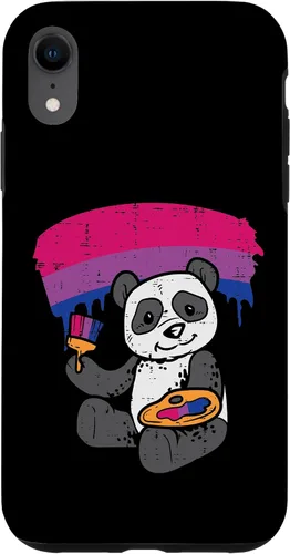 Vista 8 de iPhone 14 Panda Painting Animal LGBTQ Bisexual Flag Gay Pride Ally Bi Case