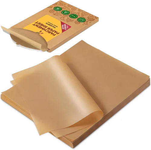 Vista 19 de Katbite 265 hojas de papel pergamino de 10 x 15 pulgadas, papel de hornear sin blanquear resistente, precortado y a prueba de aceite, perfecto
