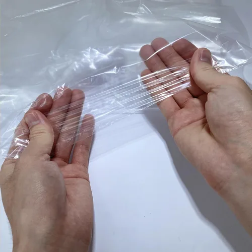 Vista 4 de Bolsa de limpieza en seco de 60 pulgadas – 50 bolsas de plástico transparente extra largas para vestidos, bolsas de ropa desechables para colgar ropa