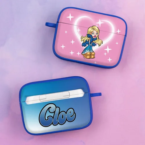 Vista 3 de Bratz Passion for Fashion HDX - Funda compatible con Apple AirPods Pro 1 y 2 (Cloe Heart)