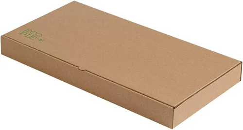 Vista 104 de Restaurantware - Cajas para pizza, 50 unidades, 14 x 7 x 1.5 pulgadas, embalaje de papel de cartón corrugado con bloqueo de pestañas, resistente a