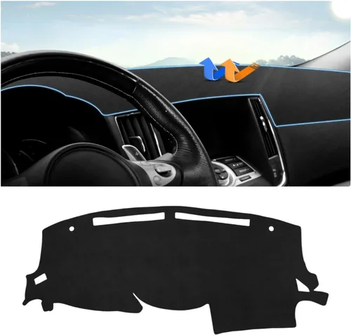 Vista 53 de Autorder - Tapete para salpicadero para 2007-2013 Chevy Chevrolet Silverado/GMC Sierra con dos guanteras, accesorios, cubierta de salpicadero