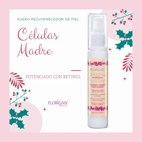 Vista 2 de Serum Rejuvenecedor Facial "Celulas Madre" Florigan® 2.0 fl oz.
