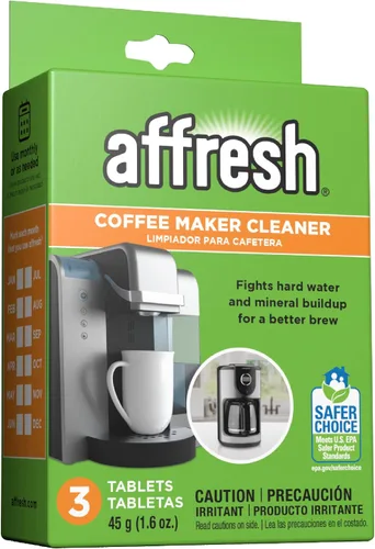 Vista 6 de Limpiador para cafetera Affresh, funciona con cafeteras de múltiples tazas y de una sola porción, 3 tabletas