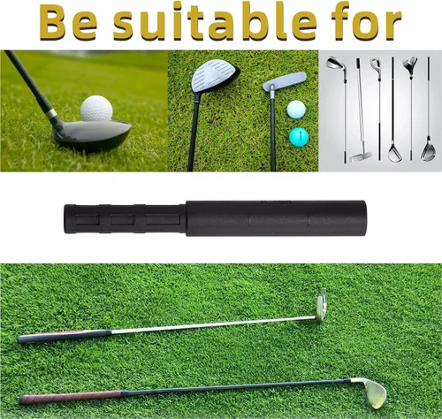Vista 6 de Mariyandh 8 Pcs Golf Club Extension Golf Club Extensions Steel Shaft Putter Shaft Extension for Putter, Iron, and Golf Club Shafts