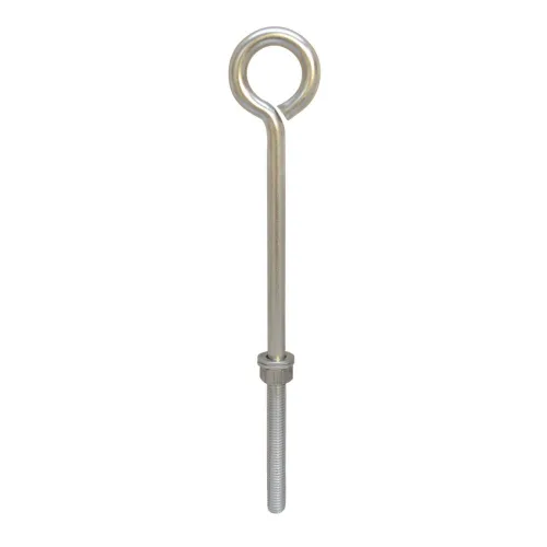 Vista 2 de Arandelas de tuerca de perno de ojo torneado de alambre marino estilo forja de acero inoxidable de 1/2 "x 8", 250 libras
