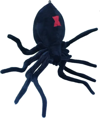 Vista 2 de Adore Scarlet The Black Widow Spider - Peluche de 13 pulgadas