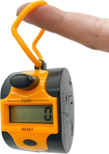 Vista 4 de Tally Counter Digital LCD Electrónico Handheld 5-Digit Number Count Clicker