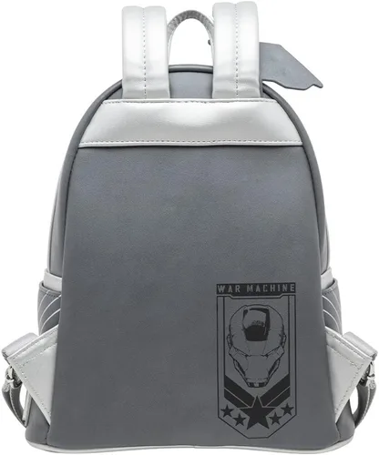 Vista 3 de Loungefly Marvel Light Up War Machine Cosplay Mini Mochila, Varios colores, Mvbk0230