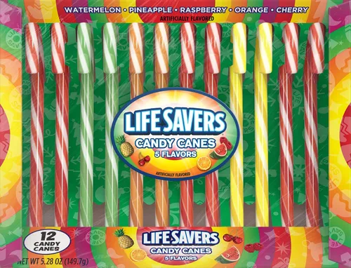 Vista 2 de LifeSavers - Bastones de caramelo surtidos de 5 sabores, 12