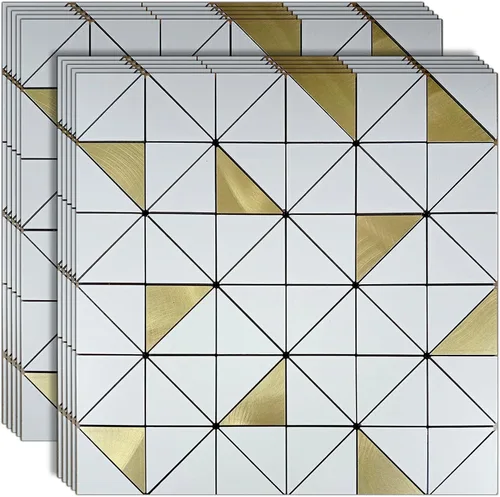 Vista 7 de Azulejo autoadhesivo contra salpicaduras de 10 hojas para cocina, azulejos autoadhesivos, pegar en tocadores de baño, chimenea, mesa de lavandería
