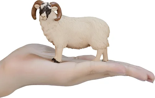Vista 4 de MOJO Figura de juguete de oveja de cara negra (Ram)