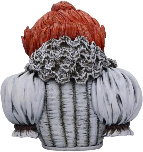 Vista 3 de Nemesis Now Busto Pennywise con licencia oficial de IT Capítulo 2, blanco, 11.8 in