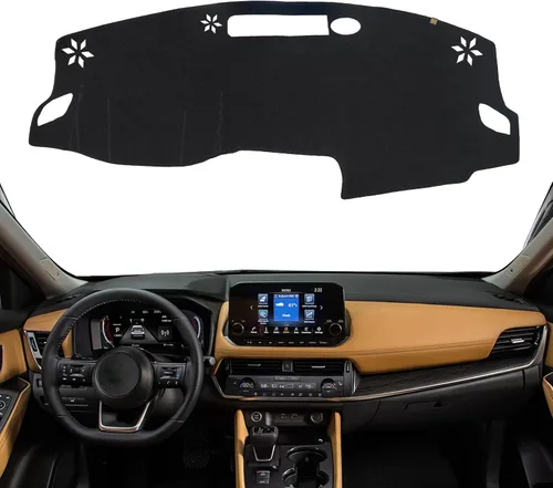 Vista 26 de Alfombrilla Protectora para Salpicadero Compatible con Nissan Altima 2012-2007 (Código de Cuerpo L32, Sin Modelos HUD), Alfombrilla Antirreflejos