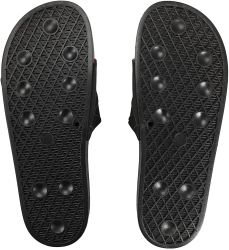 Vista 5 de Bioworld Marvel Spider-Man Miles Morales - Sandalias para hombre, talla L, Negro