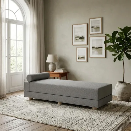Vista 8 de Jaxx Alon Daybed - Tumbona plegable con colchón de espuma viscoelástica de primera calidad, tamaño Queen, fabricado en los Estados Unidos