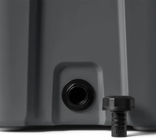 Vista 7 de YETI Roadie 24 2.0 - Enfriador duro con correa de hombro DoubleDuty y tapón de drenaje Carbón