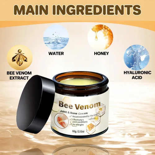 Vista 4 de ArthroEase - Crema de veneno de abeja para la artritis, crema calmante de veneno de abeja para articulaciones y músculos, crema profesional