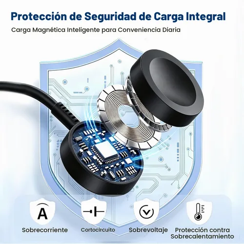 Vista 3 de Reemplazo Samsung Galaxy Watch 8/7/6/5/4/3/2 Cable de carga rápida