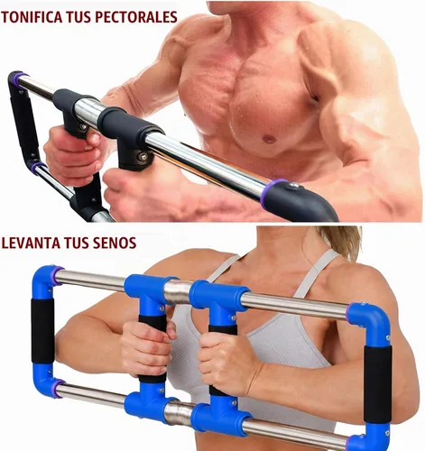 Vista 3 de GoFitness Push Down Bar - Chest Workout Equipment for Home Gym