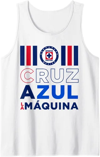 Vista 4 de Deportivo Cruz Azul - Camiseta sin mangas La Maquina, Blanco, S