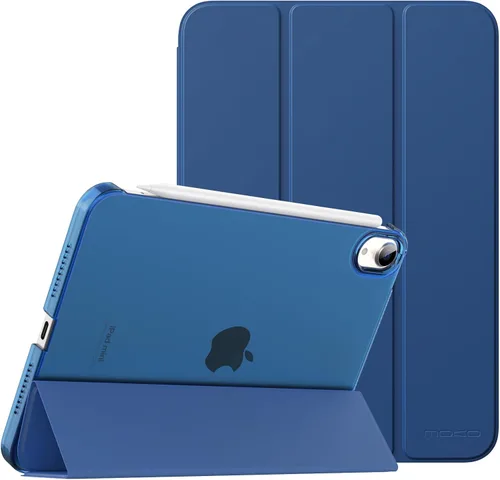 Vista 20 de MoKo Funda para iPad mini 7 (A17 Pro) Generación 2024, Funda para iPad mini 6 2021, Funda Protectora Delgada y Ligera de 8.3 Pulgadas con Carcasa