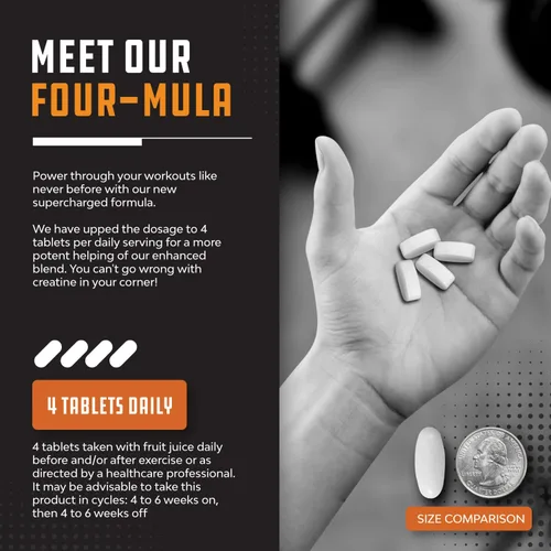 Vista 8 de Paquete de píldoras de creatina trifásica de 0.18 oz y refuerzo de prueba de fuerza extra para hombres, ganador de masa muscular y recuperación
