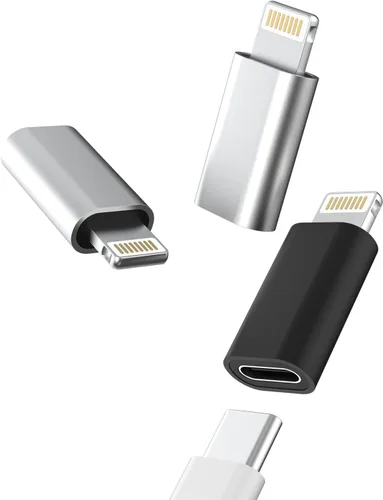 Vista 9 de Adaptador Lightning hembra a USB C macho cargador tipo C (paquete de 3) compatible con iPhone compatible con Samsung Galaxy Note S10 S20 S21 LG