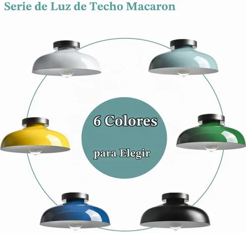 Vista 7 de DIRYZON Lámpara de Techo Moderna Industrial Lámpara de Techo Semi Empotrada con Pantalla de Granero de Metal Blanco de 12 Pulgadas
