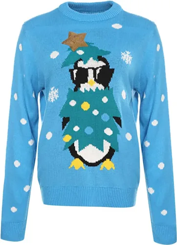 Vista 5 de Suéter de Navidad para mujer, diseño de Papá Noel, elegante, suave, estampado, ropa de otoño