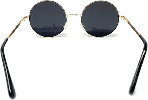 Vista 5 de My Shades - Gafas de sol redondas retro o gafas transparentes unisex estilo hippie