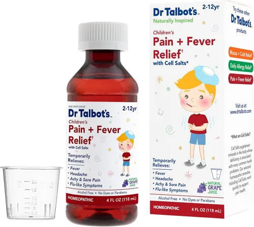 Vista 13 de Dr. Talbot's Medicina de alivio de alergias para niños, 4 onzas, incluye taza de dosificación, para 2 a 12 años, sabor natural a uva