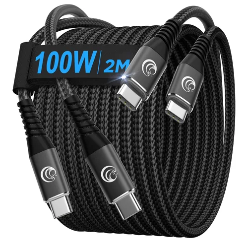 Vista 10 de Cable USB tipo C de 6 pies, paquete de 2 cables de carga rápida USB C, cable de teléfono para Samsung Galaxy A01 A02s A03s A10e A11 A12 A13 A14 A20