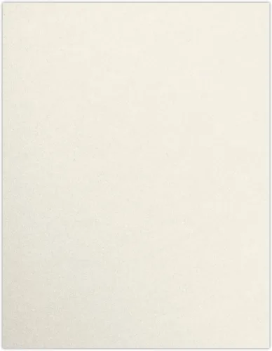 Vista 15 de 8 1/2 X 11, papel metálico colección (50), dorado metálico