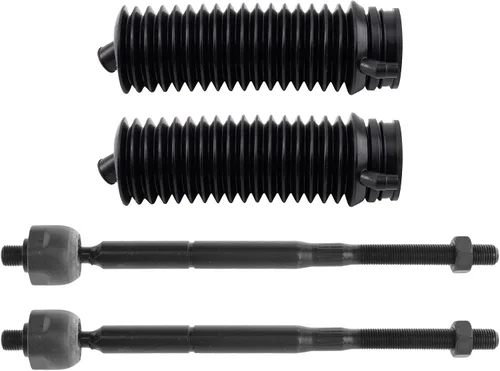 Vista 119 de TRQ Kit de dirección delantera con barra de acoplamiento de fuelle de piñón y cremallera compatible con Toyota Echo 2000-2005