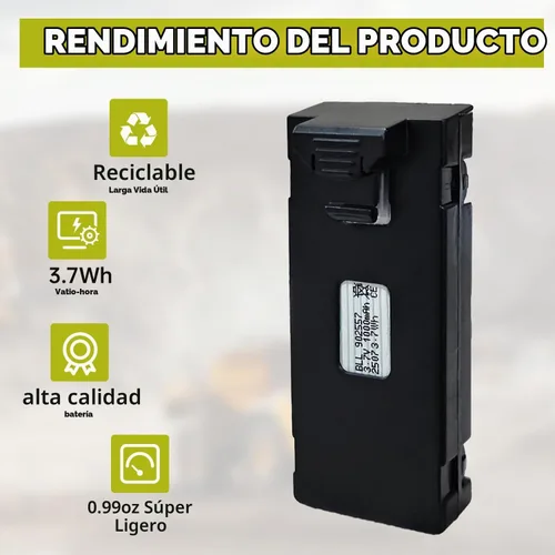Vista 4 de sea jump 3 piezas 3.7V 1000mAh Batería Lipo con cable de carga USB Adecuada para E88 E88MAX E99 E99MAX BD101 P15PRO P8 A13 A15 K10MAX RC Drone