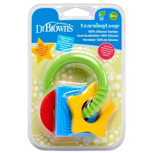 Vista 22 de Dr. Brown's Tubos de dentición para bebés, abejas y caracoles, 9.8 ft+, paquete de 2