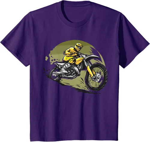 Vista 29 de Camiseta de motocross Supermotard Enduro, Negro, S