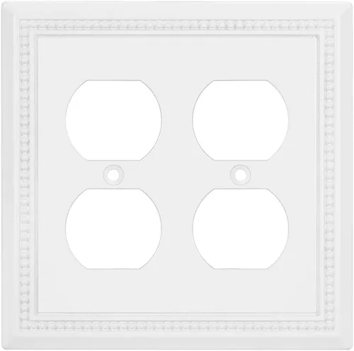 Vista 29 de Henne Bery Sunken Pearls - placa decorativa de pared, placa decorativa de pared, tapa de salida de la placa del interruptor, aleación de zinc sólida