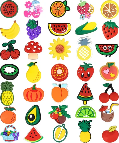 Vista 13 de CUNUEN Cute Charms for Clogs Shoe Decoration Deportes 3D