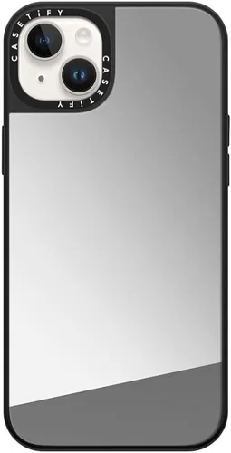 Vista 35 de CASETiFY Funda de espejo para iPhone Air [Reflejante/Compatible con Magsafe / Protección contra caídas de 4.9 pies de grado militar 1X] - Negro