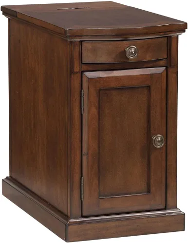Vista 14 de Signature Design by Ashley Chairside End Table with Charging Station Blanco antiguo