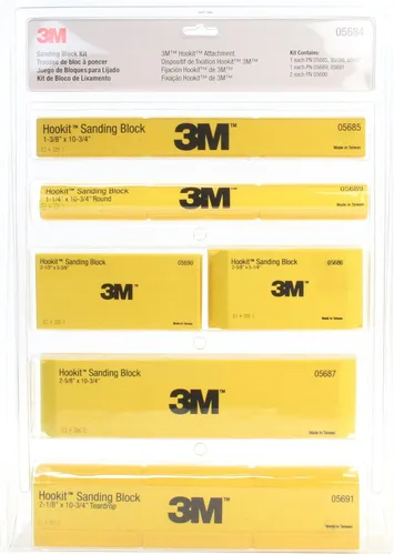 Vista 2 de 3M Juego de bloques para lijado, Hardware 5684, Varias tallas, de fábrica