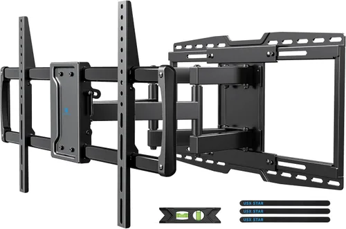 Vista 7 de Soporte de pared fijo para TV para la mayoría de pantallas de 26 a 60 pulgadas, soporte de TV de perfil bajo con bloqueo de liberación rápida
