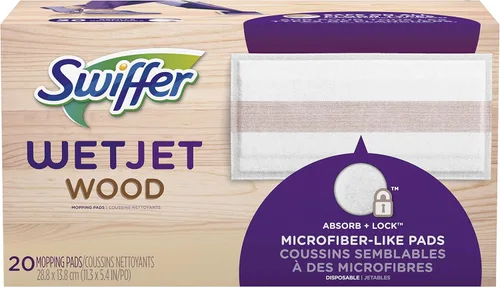 Vista 5 de Swiffer WetJet Recambio de Almohadilla para Trapear Madera - 12 unidades (Paquete de 3)