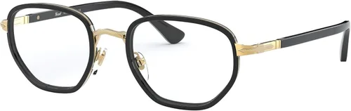 Vista 2 de Persol PO2471V - Marcos redondos para gafas graduadas MarrónAzulLente Demo