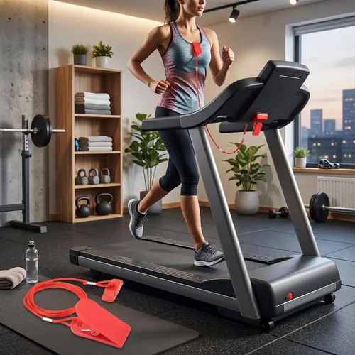 Vista 2 de VBESTLIFE Paquete de 2 llaves de seguridad para cinta de correr, clip magnético de plástico ABS duradero, bloqueo de seguridad automático
