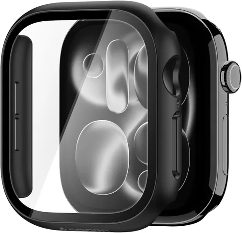 Vista 16 de Spigen Funda delgada para Apple Watch Series 11/10 de 1.654 in Negro