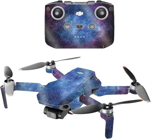 Vista 11 de MightySkins Glitter brillante compatible con DJI Mini 2 Dron portátil – Ácido Acabado de purpurina protector, duradero de alto brillo Fácil